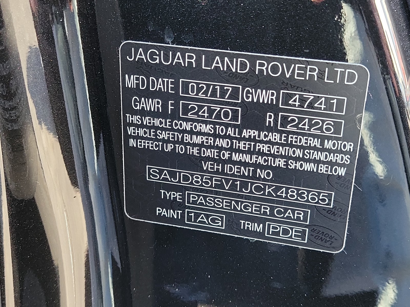 2018 Jaguar F-TYPE R-Dynamic
